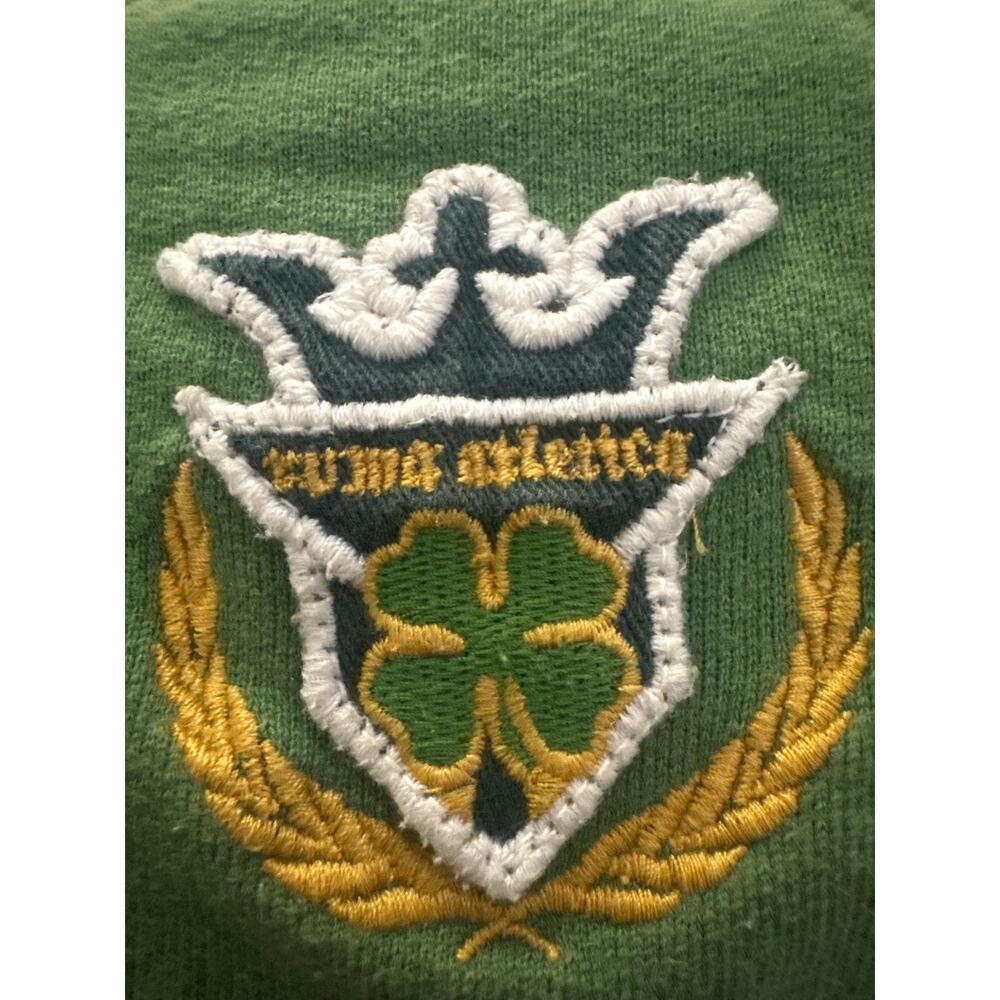 Roma Atletica Medium Ireland Track Jacket Green White Spell Full Zip Athleisure - Picture 7 of 10